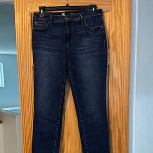 Kut from the Kloth Women's Indigo Straight Leg Jeans